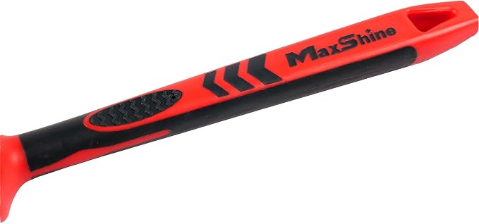Maxshine Universal Red & Black Combo Detailing Brush – Versatile Brush for Interior & Exterior Cleaning – Ideal for Wheels, Vents, Badges & More