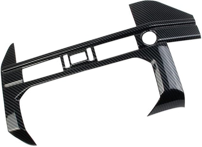Carbon Fiber Center Console Dashboard AC Air Vent Cover Trim for 2022-2025 Nissan Pathfinder