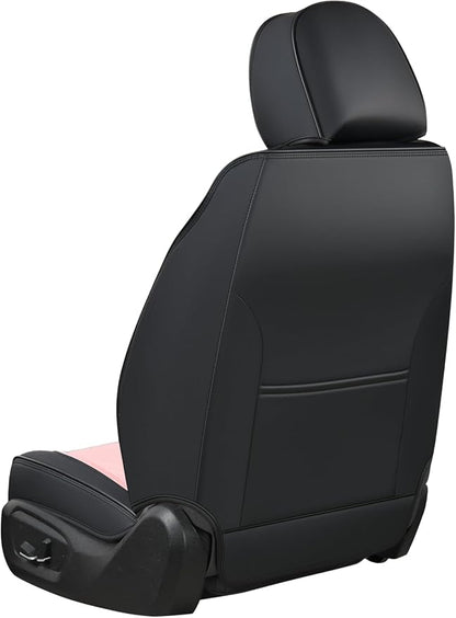 FLORICH Leather Seat Covers for Car Waterproof Front Seat Covers 2 Pack Purple Car Seat Cover Universal Driver Seat Protector for Most Cars Trucks SUV