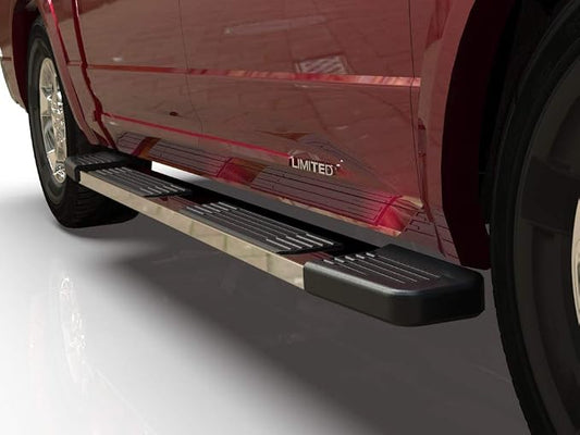 VANGUARD VGSSB-2099-2109SS Stainless Steel CB3 Running Boards | Compatible with 19-24 Ram 1500 Extended Cab