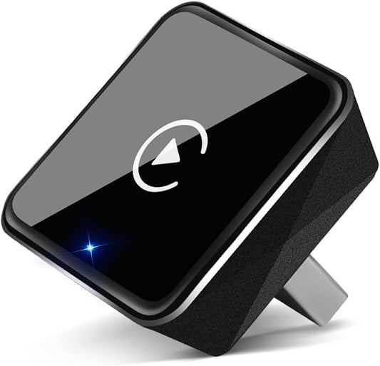 Wireless CarPlay Adapter for iPhone(2025 Upgraded) – Convert Factory Wired to Wireless, Dual-Band 5.8GHz/2.4GHz Wi-Fi, Plug & Play for iOS 10+, No Delay, Auto-Reconnect