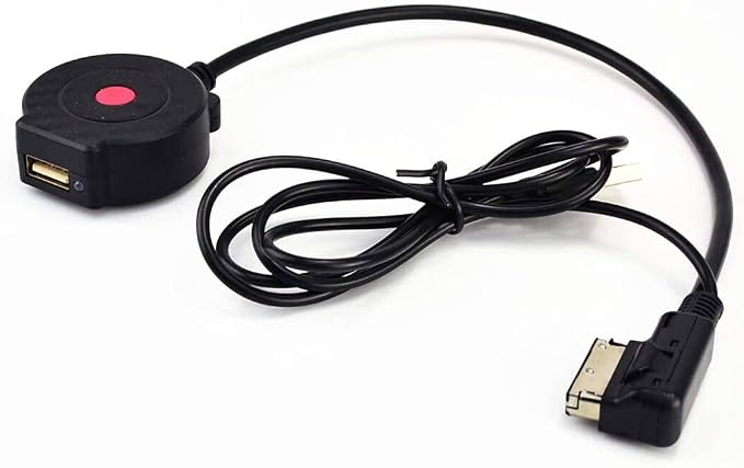 Bl Music Adapter AUX Cable Compatible for A4 A3 A5 A1 A3 A4 A8 Q5 Q7 S4 S5 V.W for AMI MDI 2G