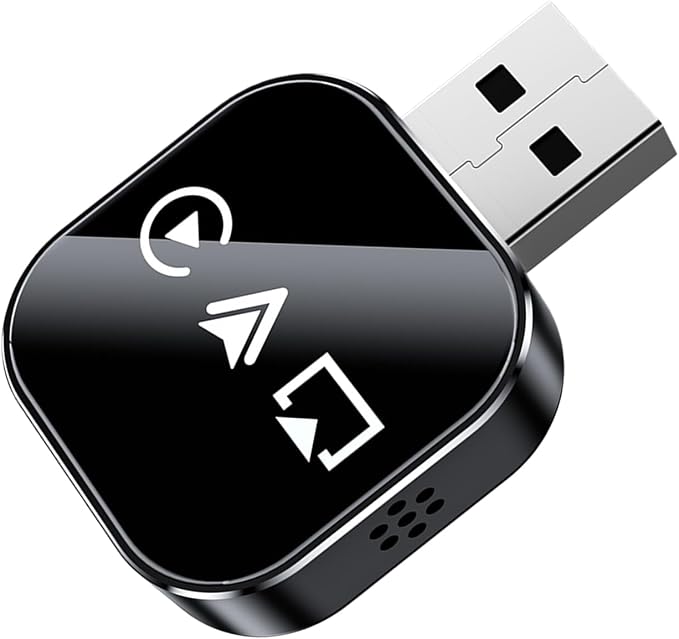 Car Display Video Adapter - Plug Play Converter, Wireless Car Adapter to Play Video on Cars Screen, for Daily Commuting Long Distance Travel City Driving Music Streaming Calling | Parking Assistance