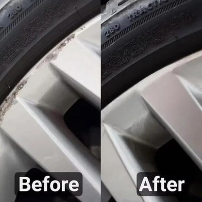Car Wheel Scratch Repair Polish – 80g Hub Polishing Paste with Sponge, Removes Scratches & Restores High-Gloss Finish