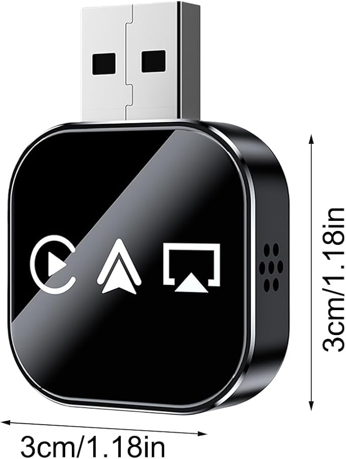 Car Display Video Adapter - Plug Play Converter, Wireless Car Adapter to Play Video on Cars Screen, for Daily Commuting Long Distance Travel City Driving Music Streaming Calling | Parking Assistance