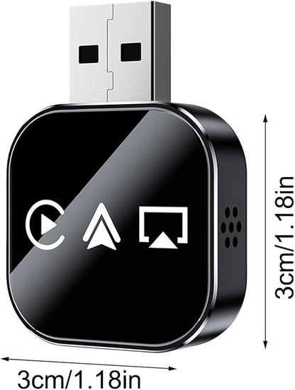 Car Display Video Adapter - Plug Play Converter, Wireless Car Adapter to Play Video on Cars Screen, for Daily Commuting Long Distance Travel City Driving Music Streaming Calling | Parking Assistance