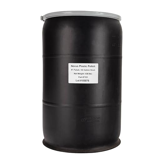 NOVUS 7151 | Plastic Clean & Shine #1 | 53 Gallon Drum