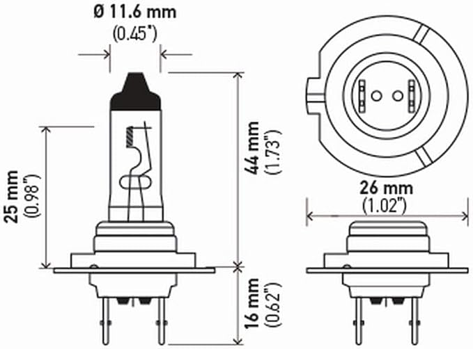 Termitor H4/9003/HB2 Light Bulbs, 80,000LM 15X Ultra Brightness, 6500K Cool White, 1:1 Mini Size with Cooling Fan, No Adapter Required, H4 Fog Special Light Bulbs, Pack of 2