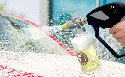 Tool Daily Foam Cannon with Pressure Washer Gun 5000 PSI, Power Washer Gun with 3/8'' Swivel Quick Connector, Adjustable Foam Blaster, M22 and 1/4 Inch Quick Connect, 1.5 Liter
