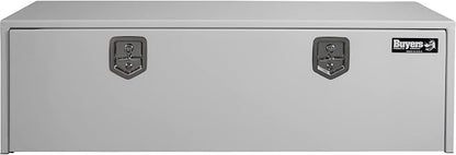 Buyers Products 1702415 Steel Underbody Truck Box, 18x 18x 60 Inch, Job Site Box, Lockable T-Handle Latch, Utility Tool Box, Heavy Duty Storage and Organizer, Made In The USA, White