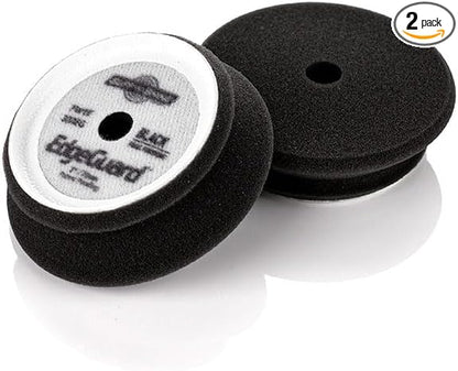 Buff and Shine - EdgeGuard Foam Buffing Pads - Black - 3" Finishing Pad - Pack of 2