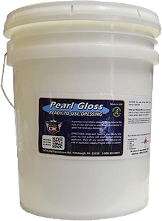 Detail King Pearl Gloss - Car Interior Cleaner & Dressing - Hard & Soft Vinyl Cleaner, Leather Cleaner - UV Protection - 5 Gallons