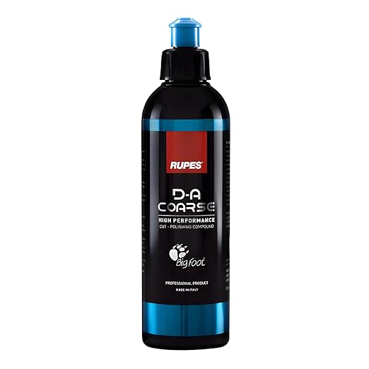 RUPES 250 ml D-A Coarse High Performance Cut Polishing Compound for Car Detailing & Removing Scratches (Pack of 1) | Mirco-Abrasive Technology | Removes Swirl Marks and Moderate to Severe Defects