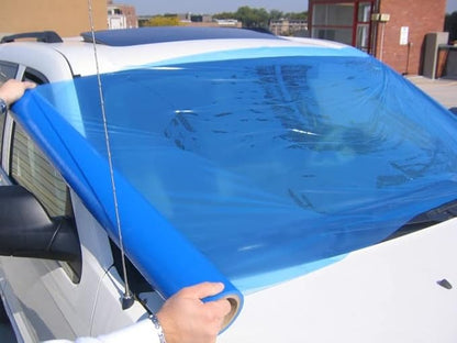 Collision Wrap, 36 inch x 200 feet, Blue Crash Film for Cars (36 x 200)