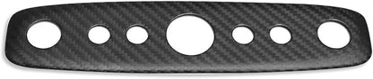NVCNX Hard Rigid Real Carbon Fiber for Tesla New Model 3/Y Highland 2024-2026 for Juniper 2025 2026 Accessories Vehicle Molding Front Roof Reading Light Panel Cover Interior Trim 1PC - Matte Carbon