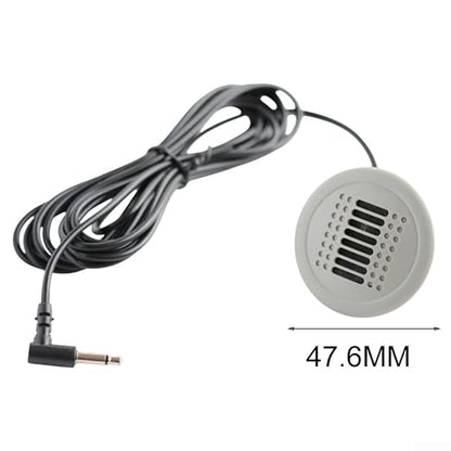 3.5MM External Microphone Audio Cable Car Stereo Wired Mic Adapter Extension Cord 300CM Compatible with Android Radio System