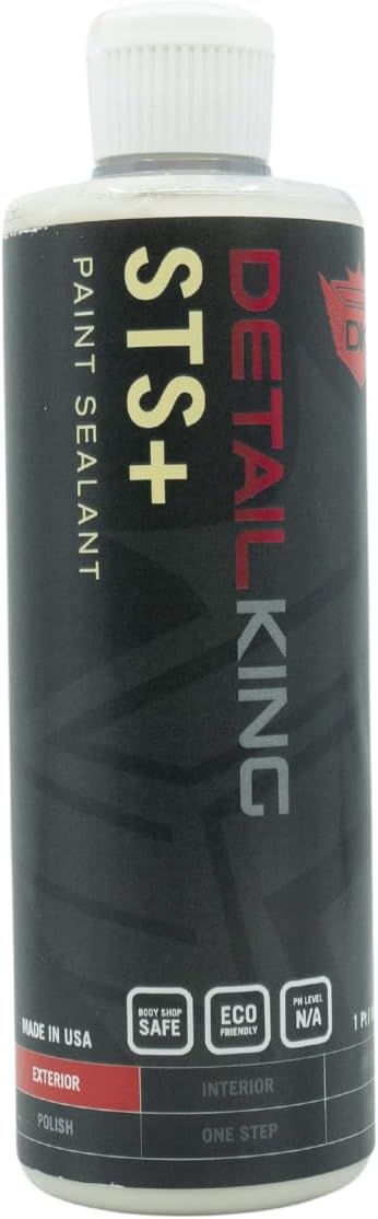 Detail King STS+ Polymer Car Paint Sealant & Protectant - Part 3 of Paint Correction Process - Car Wax Replacement - 16 Oz