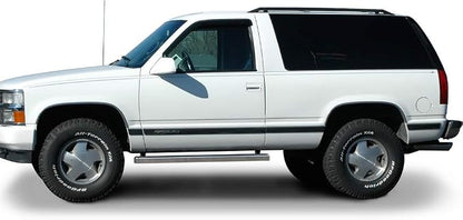 APS Running Boards 5 inches Compatible with Chevy GMC CK 1988-1998 Regular Cab & Chevy Tahoe 95-99 2Dr & GMC Yukon 92-99 2Dr (Exclude ZR2) 304 Stainless Steel (Nerf Bars Side Steps Side Bars)