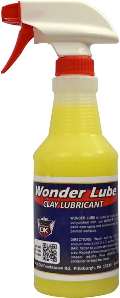 Detail King Wonder Lube Clay Lubricant - Quart - Water-Based Lubricant - Creates a Slick Surface for The Claying Process