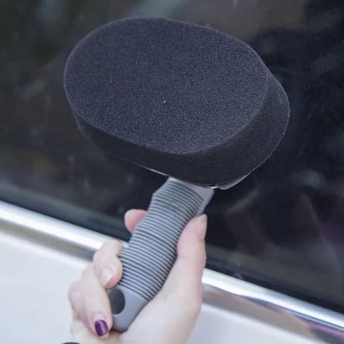 3pcs Car Wheel Polishing Sponge Auto Waxing Sponge Replacements Tire Shine Detailing Reusable Car Cleaning Supplies Waxing Buffing Coating