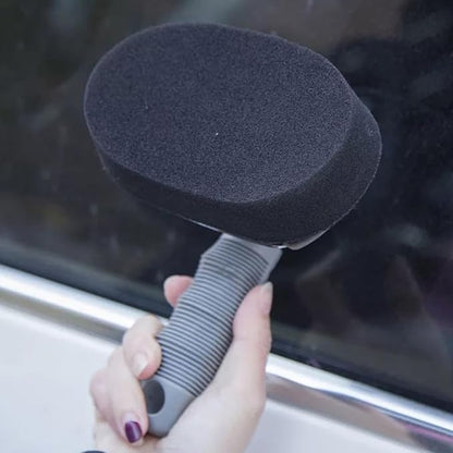 3pcs Car Wheel Polishing Sponge Auto Waxing Sponge Replacements Tire Shine Detailing Reusable Car Cleaning Supplies Waxing Buffing Coating