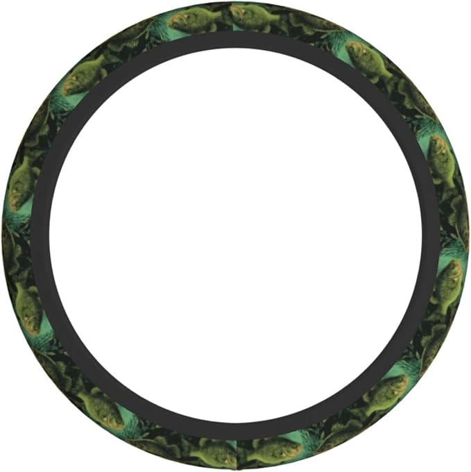 Fish Steering Wheel Covers Non Slip Neoprene Universal 15 Inch Steering Wheel Protector Car Cover for Men Women
