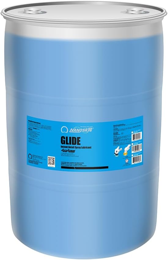 Nanoskin GLIDE Silicone Free Spray Detailer 30 Gallons | Use with Autoscrub/Clay Bar After Car Wash | Leaves No Residue Before Wax Sealant Coating | Automotive, Home, Garage, DIY & More | Concentrated