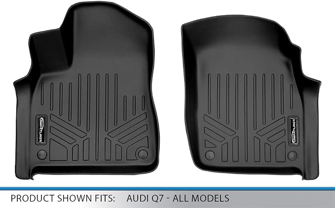 MAX LINER Custom Fit Floor Mats 1st Row Liner Set Compatible with 2017-2025 Audi Q7 / SQ7