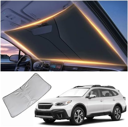 Windshield Sun Shade for Subaru Outback Front Window Shades Cover for 2010-2025 Outback Windshield Sun Visor Protector Car Accessories