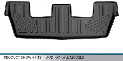 MAXLINER Floor Mats 3rd Row Liner for 2017-2025 Audi Q7 / SQ7