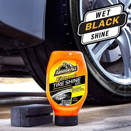 Armor All Extreme Tire Shine Gel by Armor All, Tire Shine for Restoring Color and Tire Protection, 18 Fl Oz