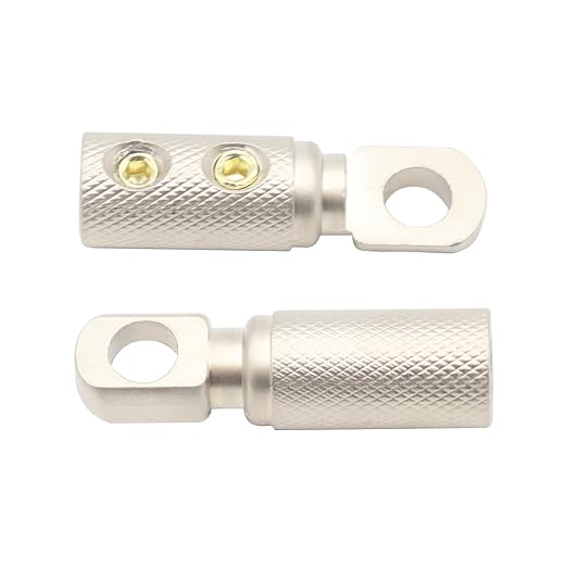 8 AWG Wire Terminal Connector 5/16 Ring Wiring Connectors for Battery Bank Inverter Projects Car Audio Amplifier 4PCS with Dual Wall Heat Shrink Tubing