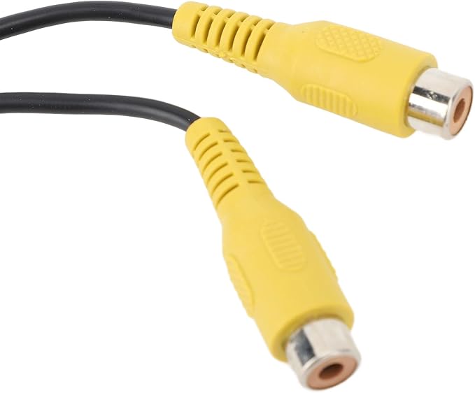 FOSA USB to CVBS Video Output Adapter, HD Video Easy to Use USB toInterface Cable Adapter for Android Car Radio AV Out to Headrest and Ceiling Screen, Universal for Vehicle