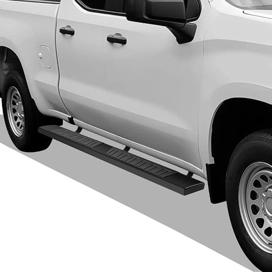 YITAMOTOR Running Boards Compatible with 2019-2026 Chevy Silverado/GMC Sierra 1500, 2020-2026 Silverado/Sierra 2500HD 3500HD Crew Cab(Excl. 2019 1500 LD), 6 Inches Aluminum Side Steps Nerf Bars