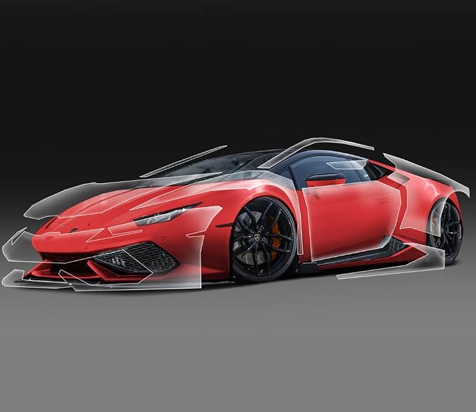 VviViD 3M Clear Paint Protection Vinyl Film 12 Inch Wide Choose Your Size (12 Inch x 12 Inch)