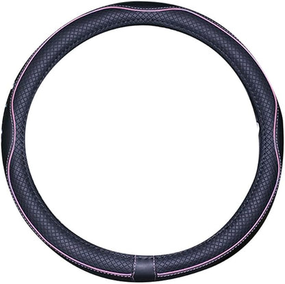 Mayco Bell 2019 New Microfiber Leather Car Extra Large Steering Wheel Cover for Big Trucks (17.5-18'', Pink)