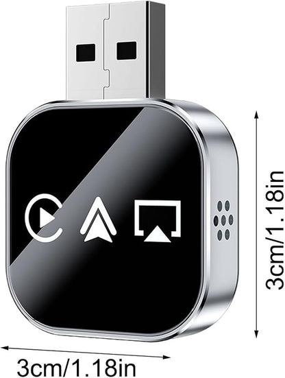 Wireless Car Adapter - Car Display Video Adapter, Plug and Play Phone to Cars Screen Converter, for Daily Commuting Long Distance Travel City Driving Music Streaming Calling | Parking Assistance Tools