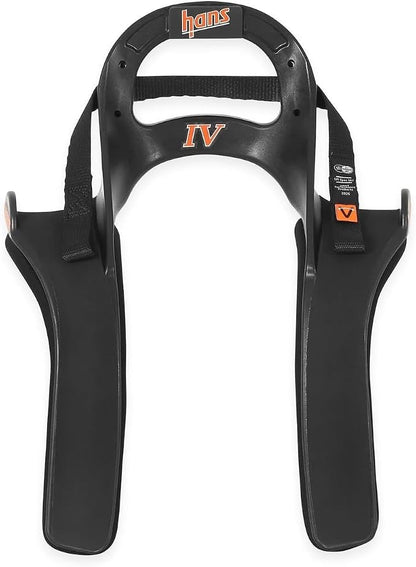 HANS IV 20 Large Quick Clip | Head & Neck Support | SFI 38.1 | Quick Click Tether | Plastic | Kit