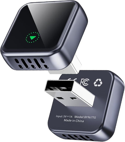 CarPlay Adapter for Apple CarPlay & Android Auto & AirPlay, 2026 Upgrade Plug & Play USB Adapter with Type-C Extension Car Play Adapter for Cars with Factory Wired Apple CarPlay, Dual-Band