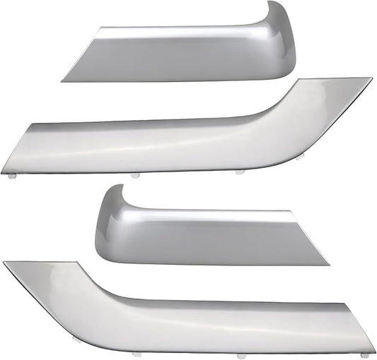 4PCS Door Armrest Cover Trim Kit Front&Rear Left Right Side Door Panel Arm Rest Bezel Synthesis Gray Compatible with 2014-2020 Chevy Silverado GMC Sierra