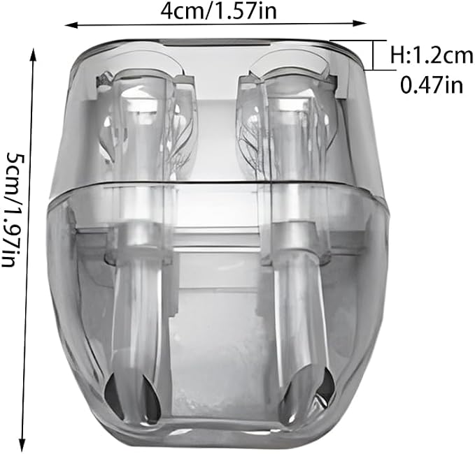 6 Pack Car Deer Warning Whistle Devices, ABS Self-Adhesive Automotive Deer Whistles for Car, Deers Alarm Road Safet-y Horn Device Animal Alert Whistle for Vehicles, Motorcycles(COLOR:Transparent)