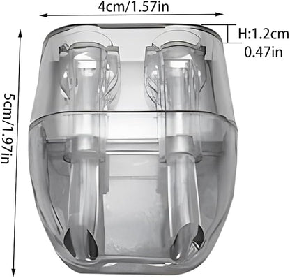 6 Pack Car Deer Warning Whistle Devices, ABS Self-Adhesive Automotive Deer Whistles for Car, Deers Alarm Road Safet-y Horn Device Animal Alert Whistle for Vehicles, Motorcycles(COLOR:Transparent)