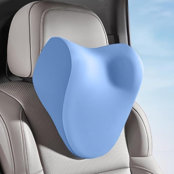 Car Neck Pillow for Driving, car headrest Pillow Head and Neck Rest Pillow for car headrest, Neck Support for car Driving or Traveling or Sleeping of Accessories with Memory Foam