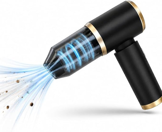 Car Vacuum Handheld 20000 PA 4in1 Cordless Rechargeable Multi-Functional Compact Powerful Suction Brushless Motor Compressed Air Duster Washable HEPA Filter Mini Home Office Pet Gift Men Women