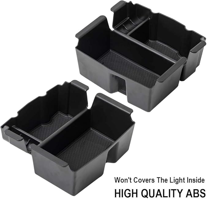 EDBETOS Center Console Organizer Tray Compatible with Jeep Wrangler JL/JLU 2018-2021 2022 2023 2024 Accessories Jeep Gladiator JT Truck 2020-2023 Armrest Storage - Won't Covers The Light Inside