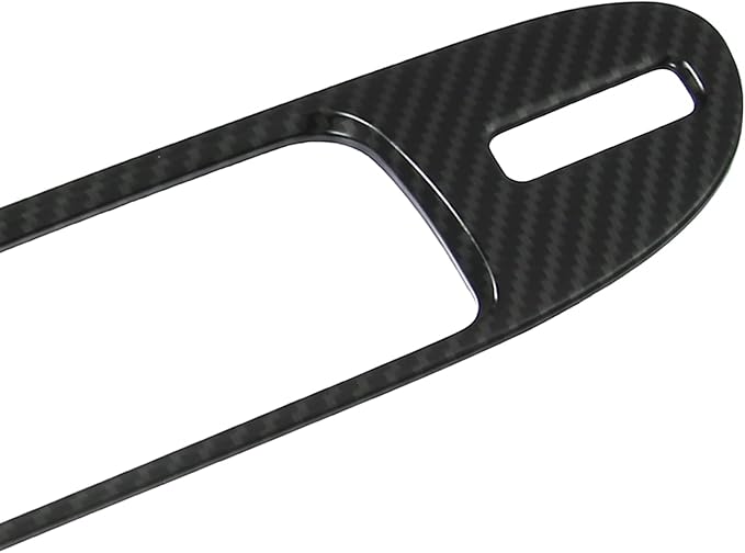 X AUTOHAUX Black Carbon Fiber Pattern Center Console Dashboard Air Conditioner AC Outlet Vent Cover Trim Interior Accessories for Chevrolet Camaro 2010-2015