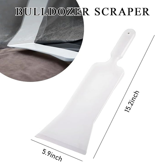 Yourkar Car Bulldozer Squeegee, Flat Long Handle Window Tint Film Installation Tools, Bulldozer Scraper for Car Front and Rear Windows Glass Cleaning, Universal Car Accessories