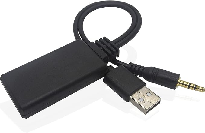 Yoper Bluetooth Adapter Compatibility with BMW Mini Cooper Aux 3.5 Cellphone Play HiFi Music