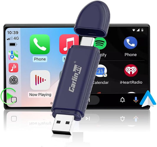 Carlinkit Mini SE Pro Wireless CarPlay Adapter, Wired to Wireless Converter for OEM Factory Wired CarPlay/Android Auto Cars, 5GHz WiFi Fast Connect with USB C/A Dual Port