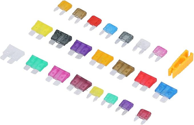 Sonew 300Pcs Car, Automotive Medium Small PES Replacement Kit with 32V, Easy Identification, Transparent Storage Box, Protect Vehicles